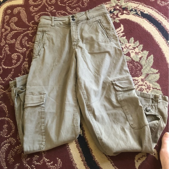 Mavi- Elsie high-rise, cargo pants size 25/29- new or like new tan cargo pants - Picture 1 of 10